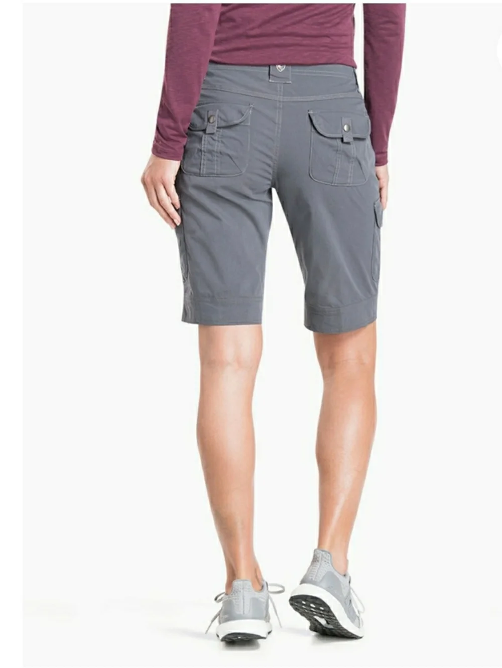 KÜHL Women's Splash Bermuda Shorts In Gray. Size: 8 - Picture 2 of 10